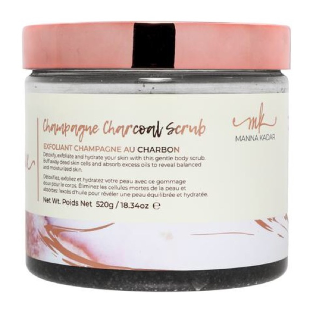 Manna Kadar Beauty Champagne Charcoal Scrub